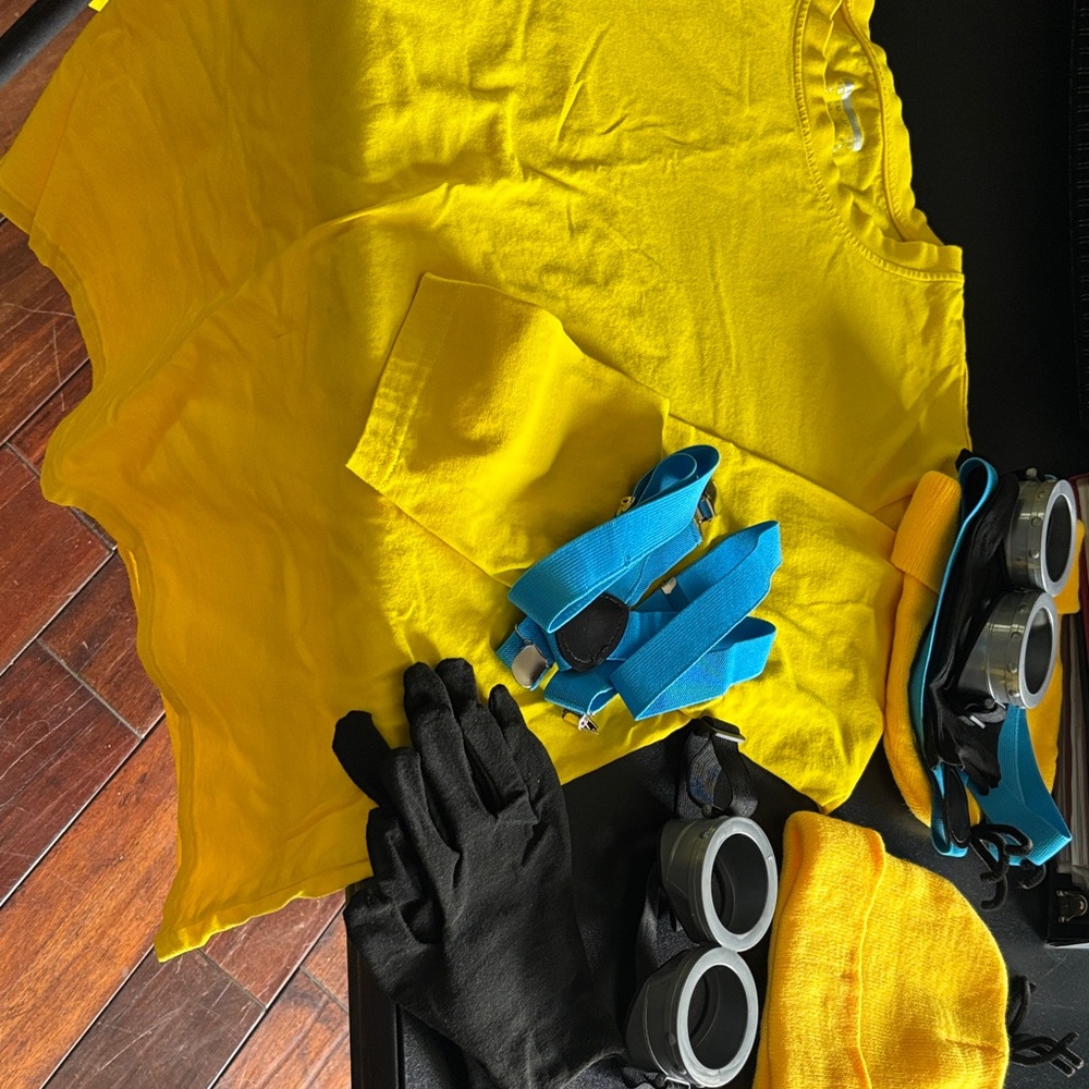 Bright Yellow Crewneck Shirt